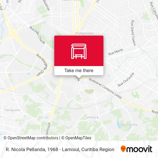 R. Nicola Pellanda, 1968 - Lamisul map