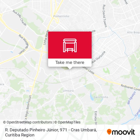 R. Deputado Pinheiro Júnior, 971 - Cras Umbará map