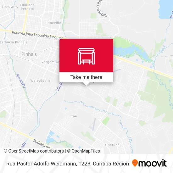 Rua Pastor Adolfo Weidmann, 1223 map
