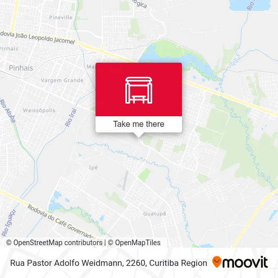 Rua Pastor Adolfo Weidmann, 2260 map