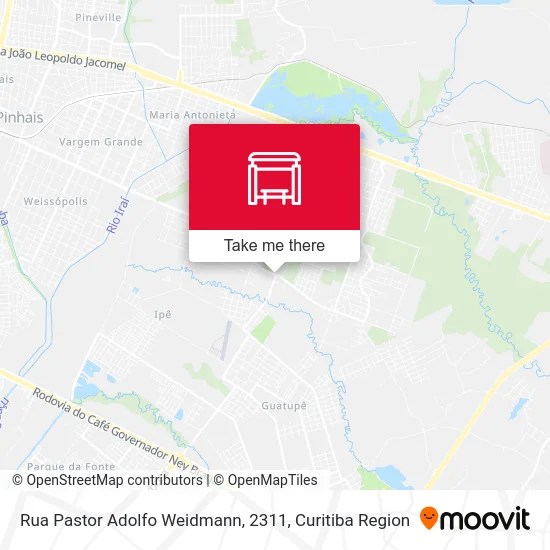 Rua Pastor Adolfo Weidmann, 2311 map