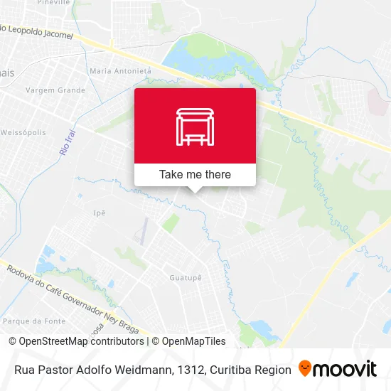 Rua Pastor Adolfo Weidmann, 1312 map