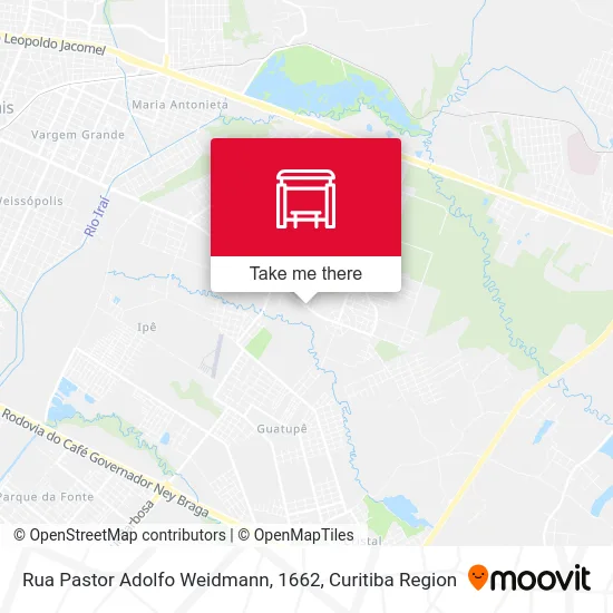 Rua Pastor Adolfo Weidmann, 1662 map