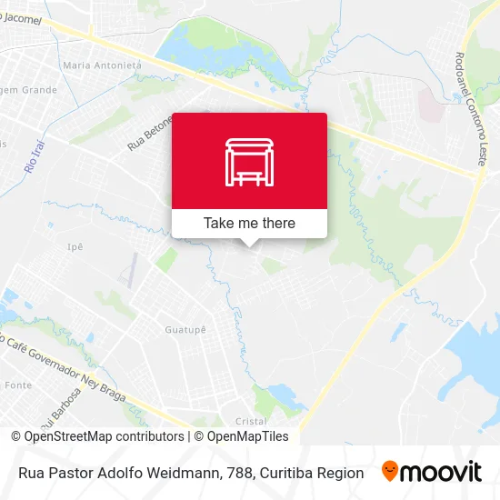 Rua Pastor Adolfo Weidmann, 788 map