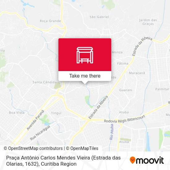 Praça Antônio Carlos Mendes Vieira (Estrada das Olarias, 1632) map