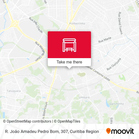 R. João Amadeu Pedro Bom, 307 map