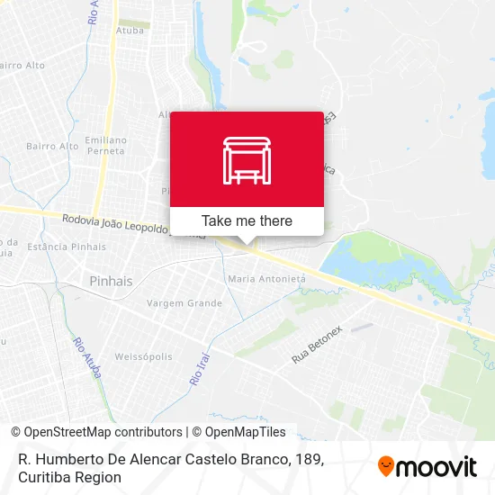 R. Humberto De Alencar Castelo Branco, 189 map