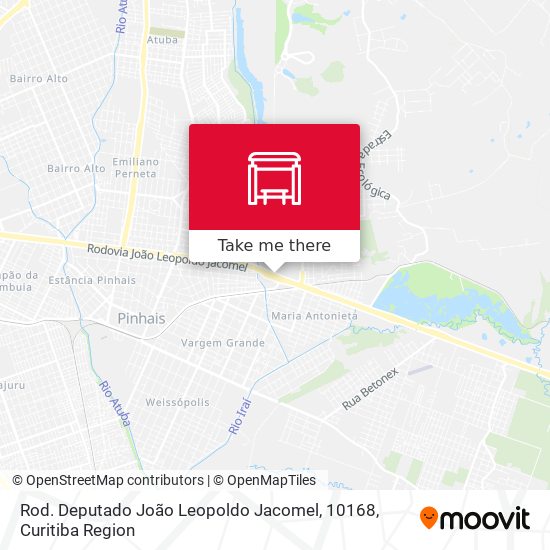 Rod. Deputado João Leopoldo Jacomel, 10168 map