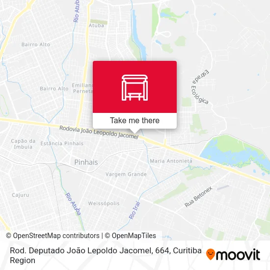 Rod. Deputado João Lepoldo Jacomel, 664 map