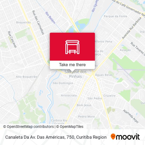 Canaleta Da Av. Das Américas, 750 map