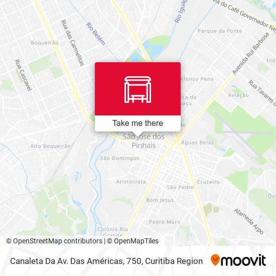 Canaleta Da Av. Das Américas, 750 map