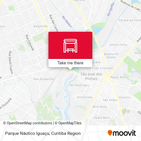 Parque Náutico Iguaçu map