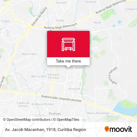 Av. Jacob Macanhan, 1918 map