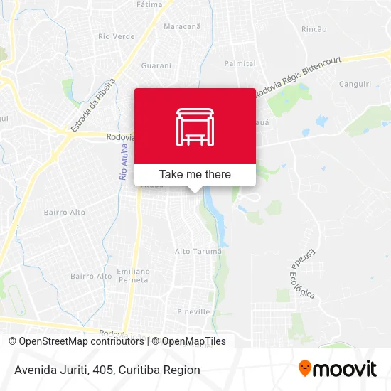 Avenida Juriti, 405 map