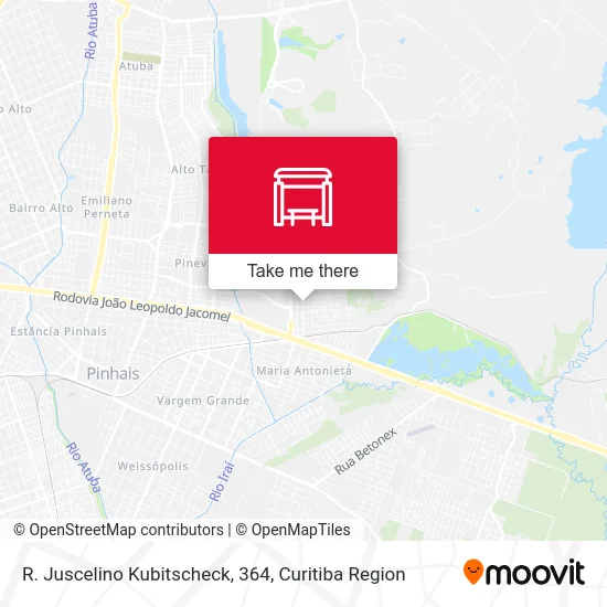 R. Juscelino Kubitscheck, 364 map