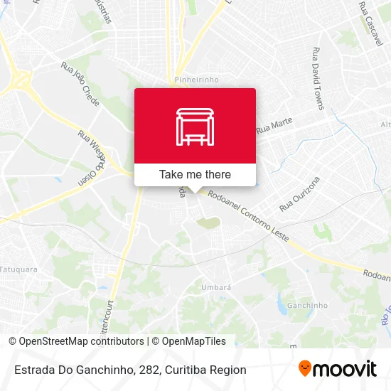 Estrada Do Ganchinho, 282 map