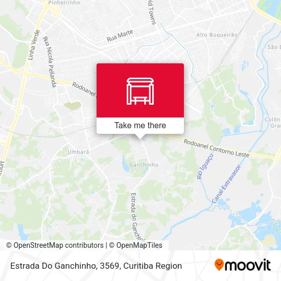 Estrada Do Ganchinho, 3569 map
