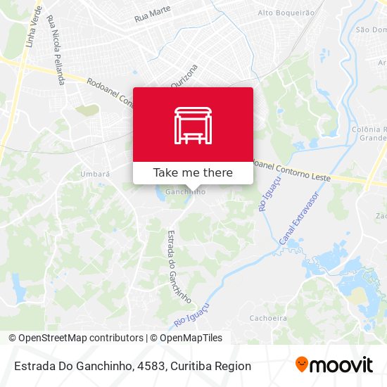 Estrada Do Ganchinho, 4583 map