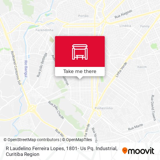 Mapa R Laudelino Ferreira Lopes, 1801- Us Pq. Industrial