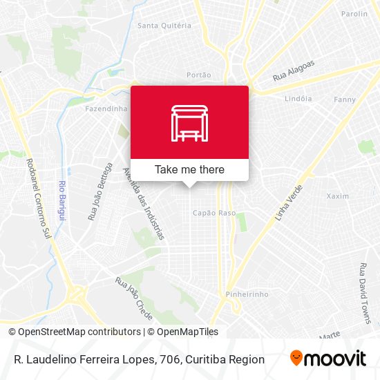 R. Laudelino Ferreira Lopes, 706 map
