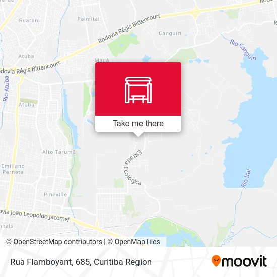 Rua Flamboyant, 685 map