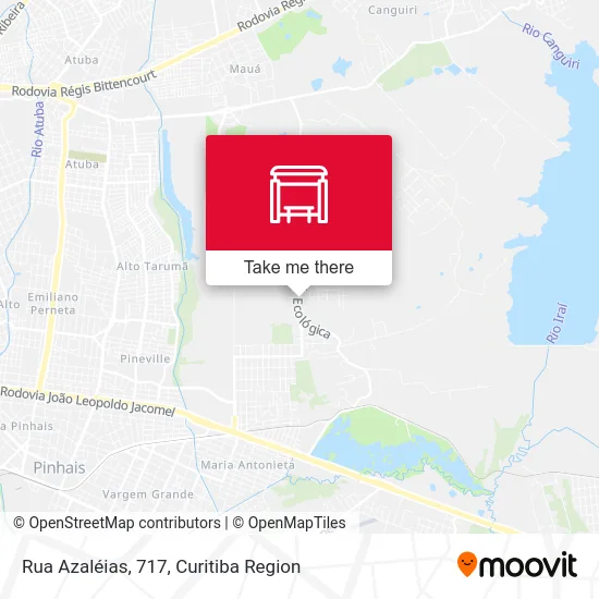 Rua Azaléias, 717 map