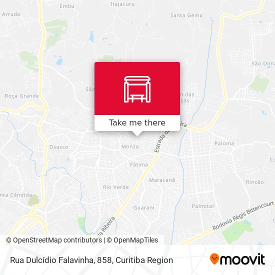 Rua Dulcídio Falavinha, 858 map