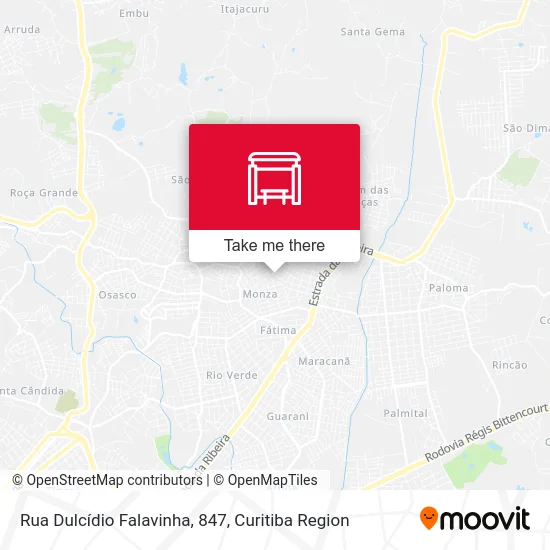 Rua Dulcídio Falavinha, 847 map