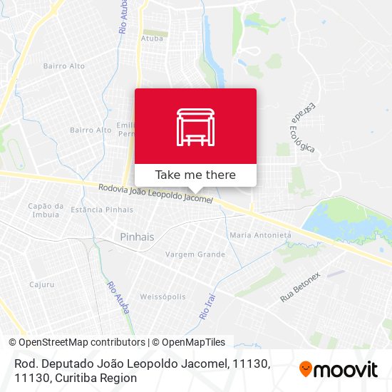 Mapa Rod. Deputado João Leopoldo Jacomel, 11130, 11130