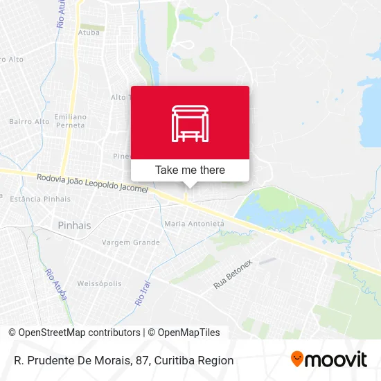 R. Prudente De Morais, 87 map