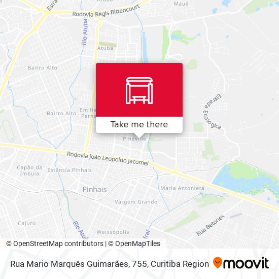 Rua Mario Marquês Guimarães, 755 map