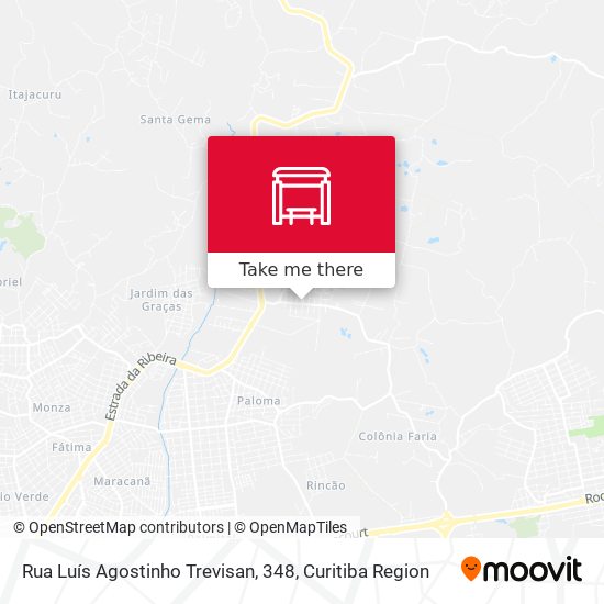 Mapa Rua Luís Agostinho Trevisan, 348