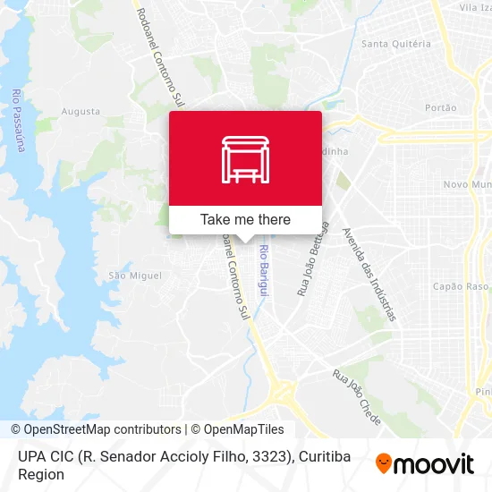 UPA CIC (R. Senador Accioly Filho, 3323) map