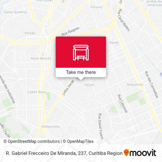 R. Gabriel Frecceiro De Miranda, 237 map