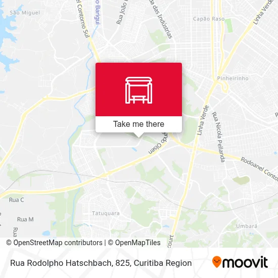 Rua Rodolpho Hatschbach, 825 map