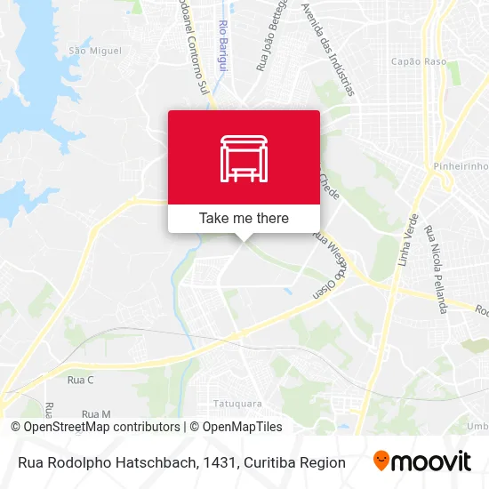 Rua Rodolpho Hatschbach, 1431 map