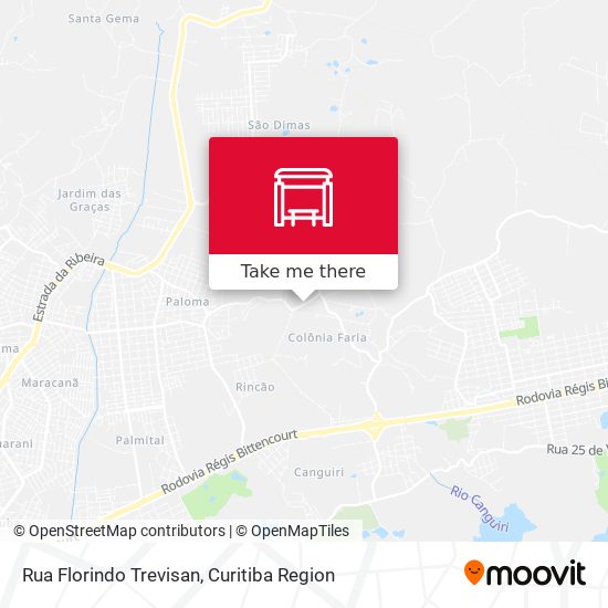 Rua Florindo Trevisan map