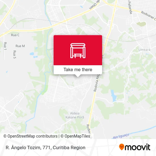 R. Ângelo Tozim, 771 map