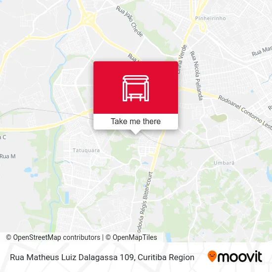 Rua Matheus Luiz Dalagassa 109 map