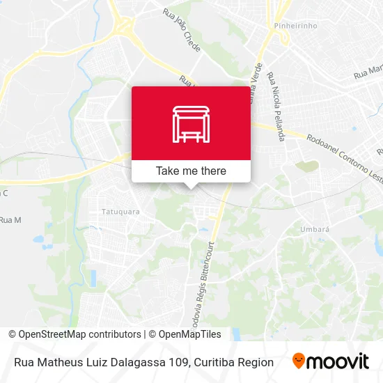 Rua Matheus Luiz Dalagassa 109 map
