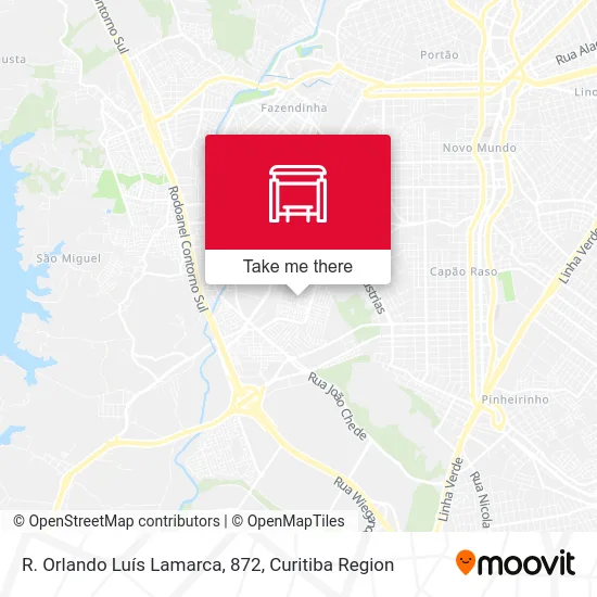 R. Orlando Luís Lamarca, 872 map