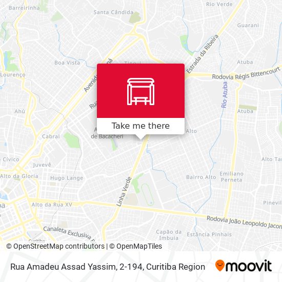 Mapa Rua Amadeu Assad Yassim, 2-194