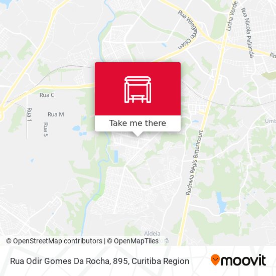 Rua Odir Gomes Da Rocha, 895 map