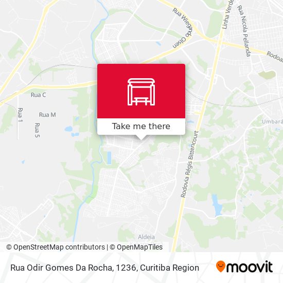 Rua Odir Gomes Da Rocha, 1236 map