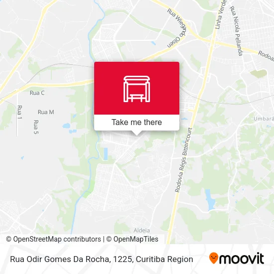 Rua Odir Gomes Da Rocha, 1225 map