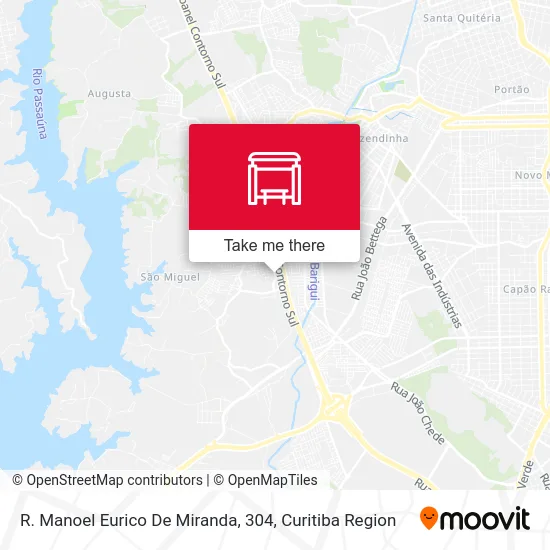 R. Manoel Eurico De Miranda, 304 map