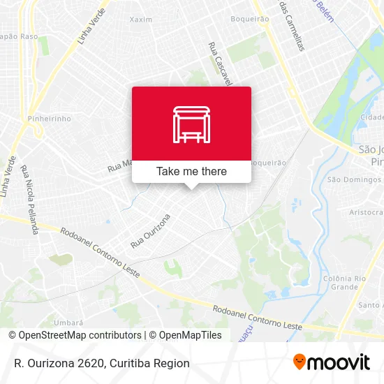 R. Ourizona 2620 map