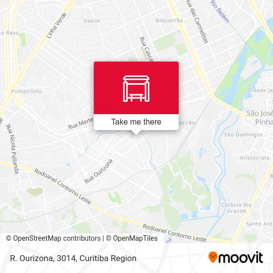 R. Ourizona, 3014 map