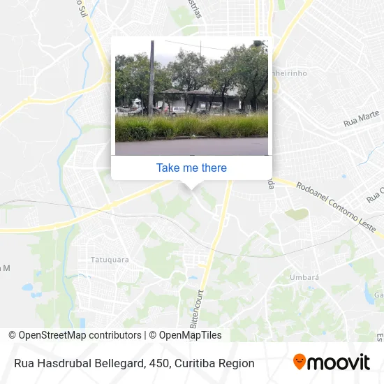 Rua Hasdrubal Bellegard, 450 map