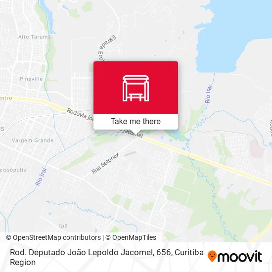 Rod. Deputado João Lepoldo Jacomel, 656 map